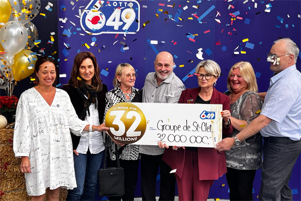 This group from Quebec will split a $32M Lotto 649 jackpot — and they just met today