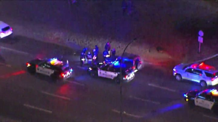 Edmonton police said officers were called to the area of 170th Street and 100th Avenue at about 7:20 a.m. on Oct. 30, 2024 after someone reported an injured person lying on the road.