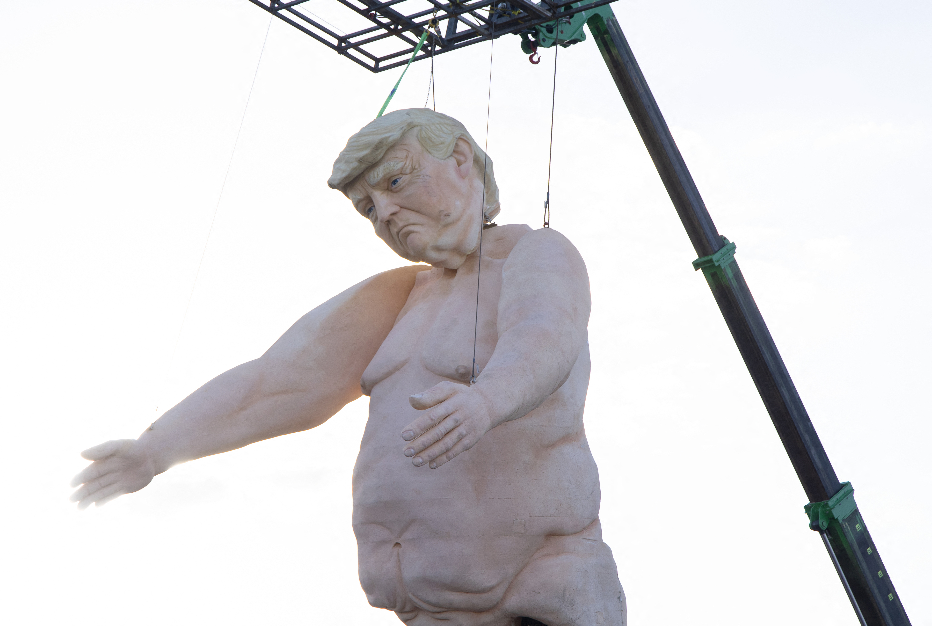 Giant, naked Trump statue in Nevada branded ‘deplorable’ by Republicans