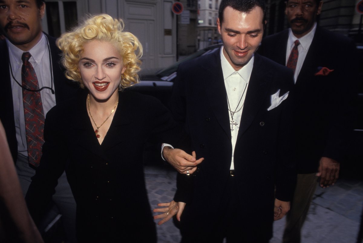 Madonna and Christopher Ciccone.