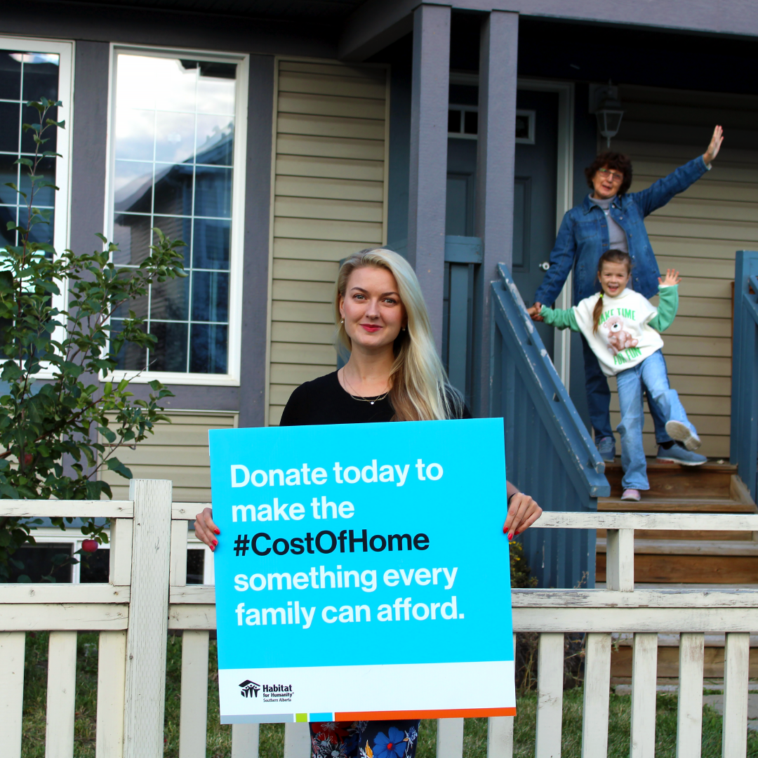 Habitat for Humanity’s Cost Of Home; supported by Global Calgary & QR Calgary - image