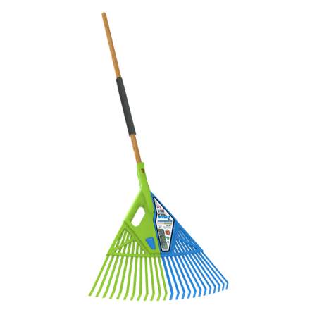 Leaf Rake with Detachable Hand Rake