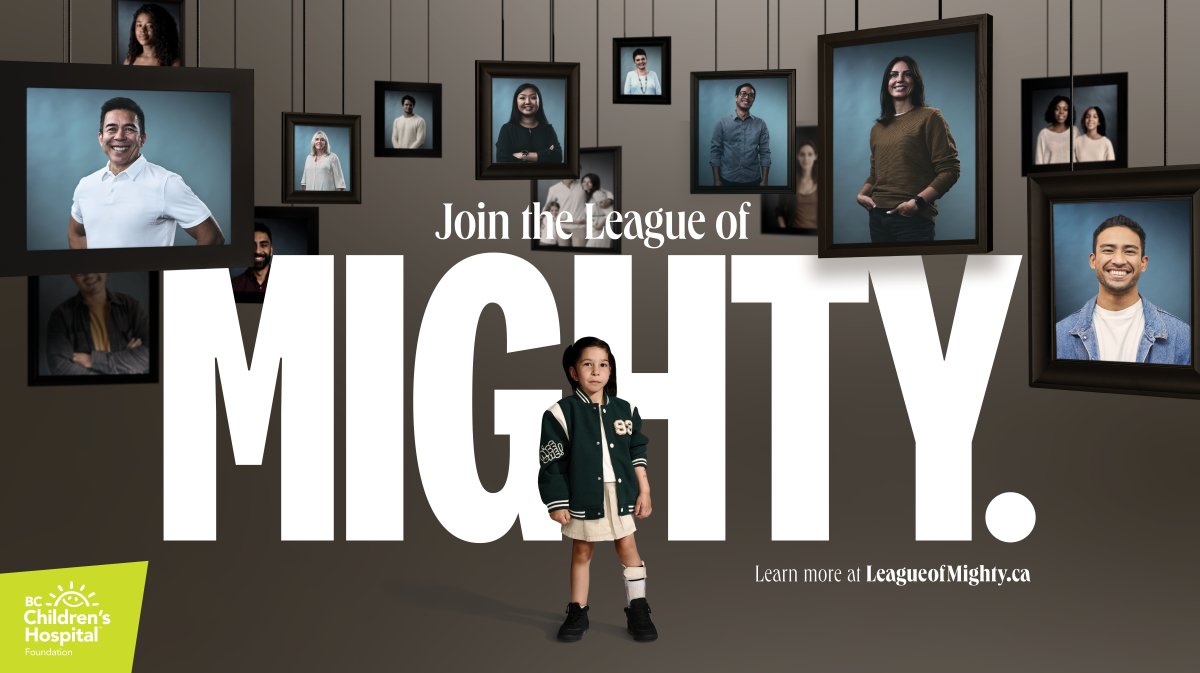 Global BC supports BC Children’s Hospital Foundation: Join the League of Mighty, become a monthly donor - image