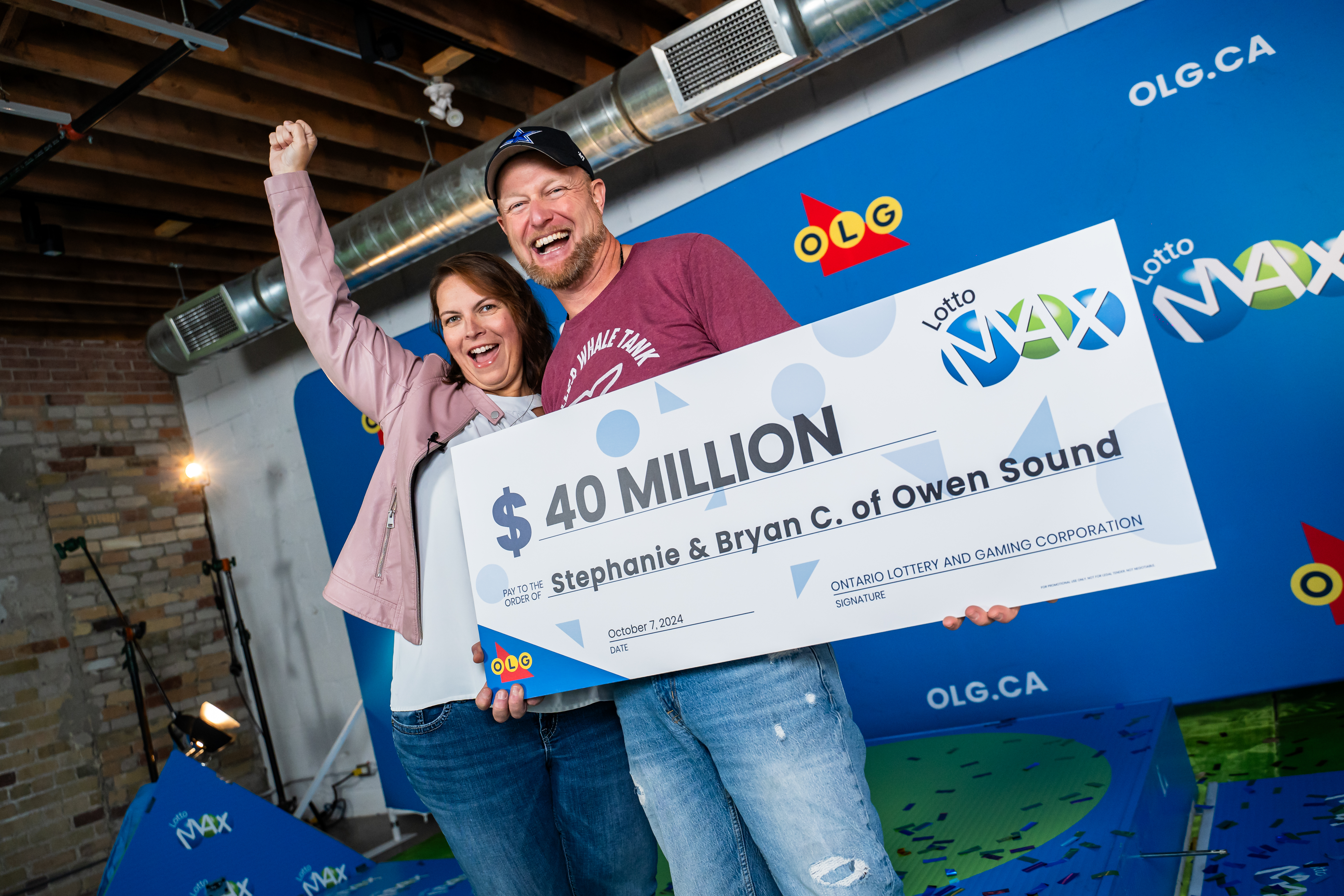 ‘I screamed!’: Ontario couple wins $40M in record Canadian lottery jackpot