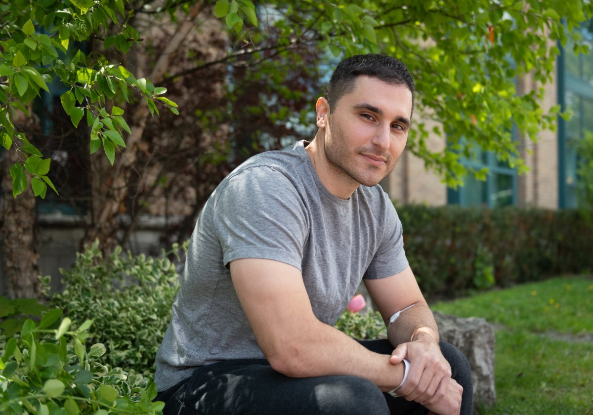 20230524-Patient Steven Stefanidis is photographed at the Odette Cancer Centre at Sunnybrook Health Sciences Centre May 24, 2023.