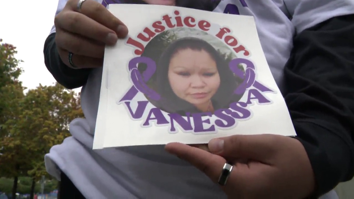 Members of Vanessa Terry's family were outside court in Abbotsford on Thursday as the man accused in her death made a court appearance.