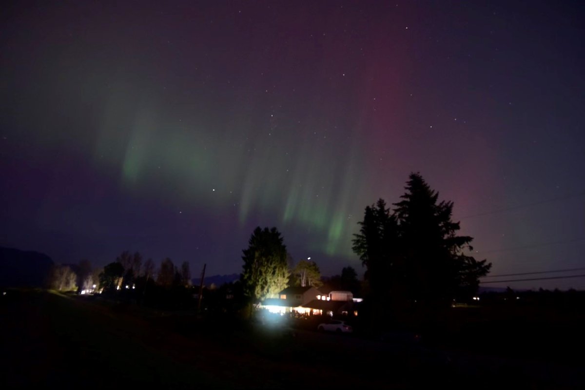 Northern lights put on spectacular display across British Columbia