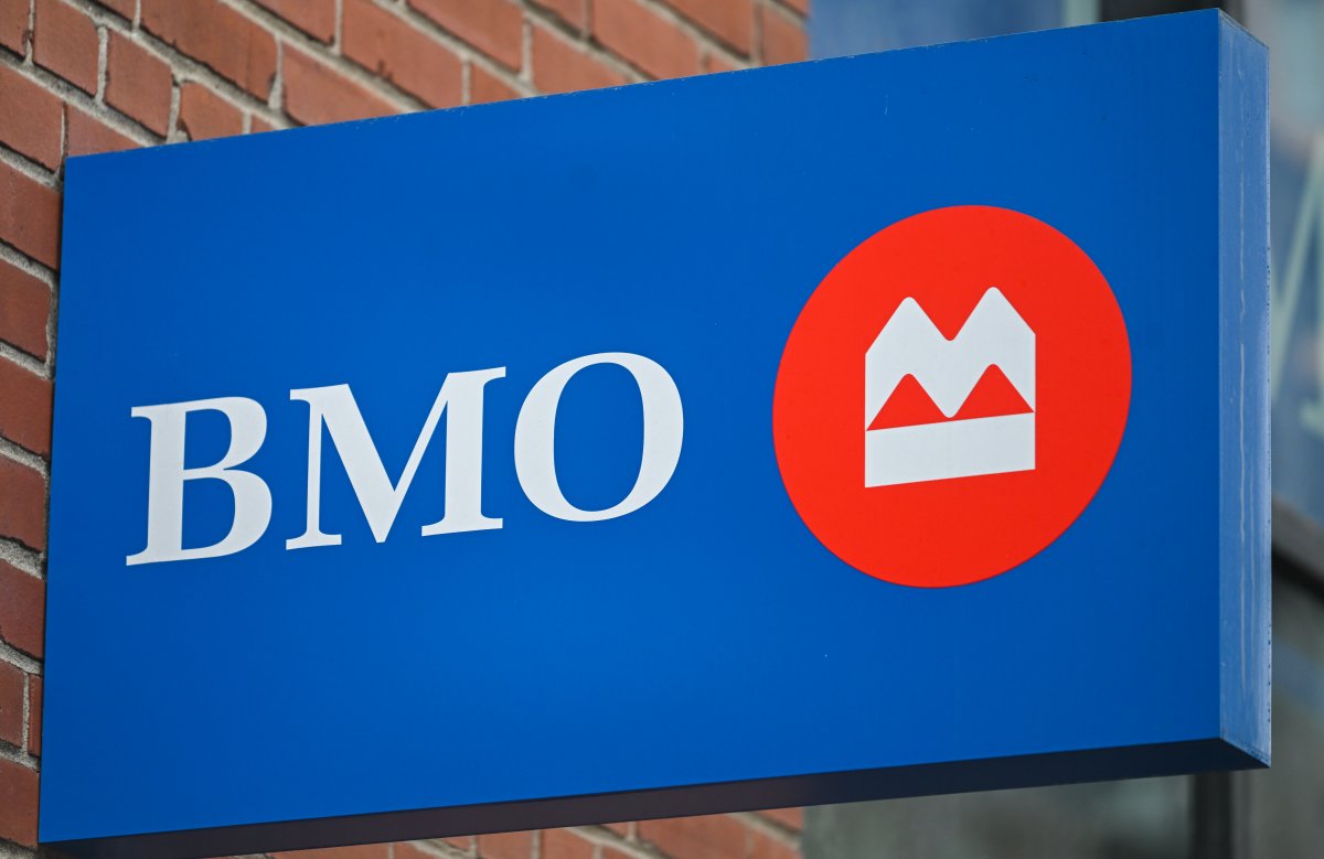 A Bank of Montreal (BMO) branch is shown in Montreal, Wednesday, Feb. 28, 2024.