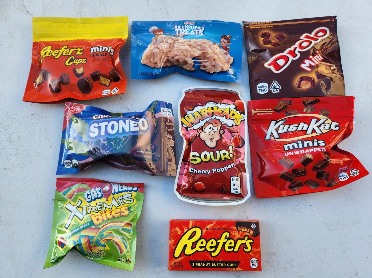 Some of the cannabis candy that was seized on Vancouver Island following a massive drug bust.