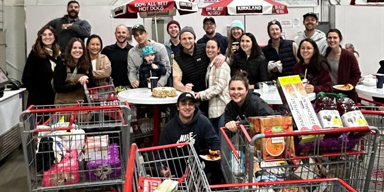 'I love Costco!': B.C. woman surprises husband with big box birthday party