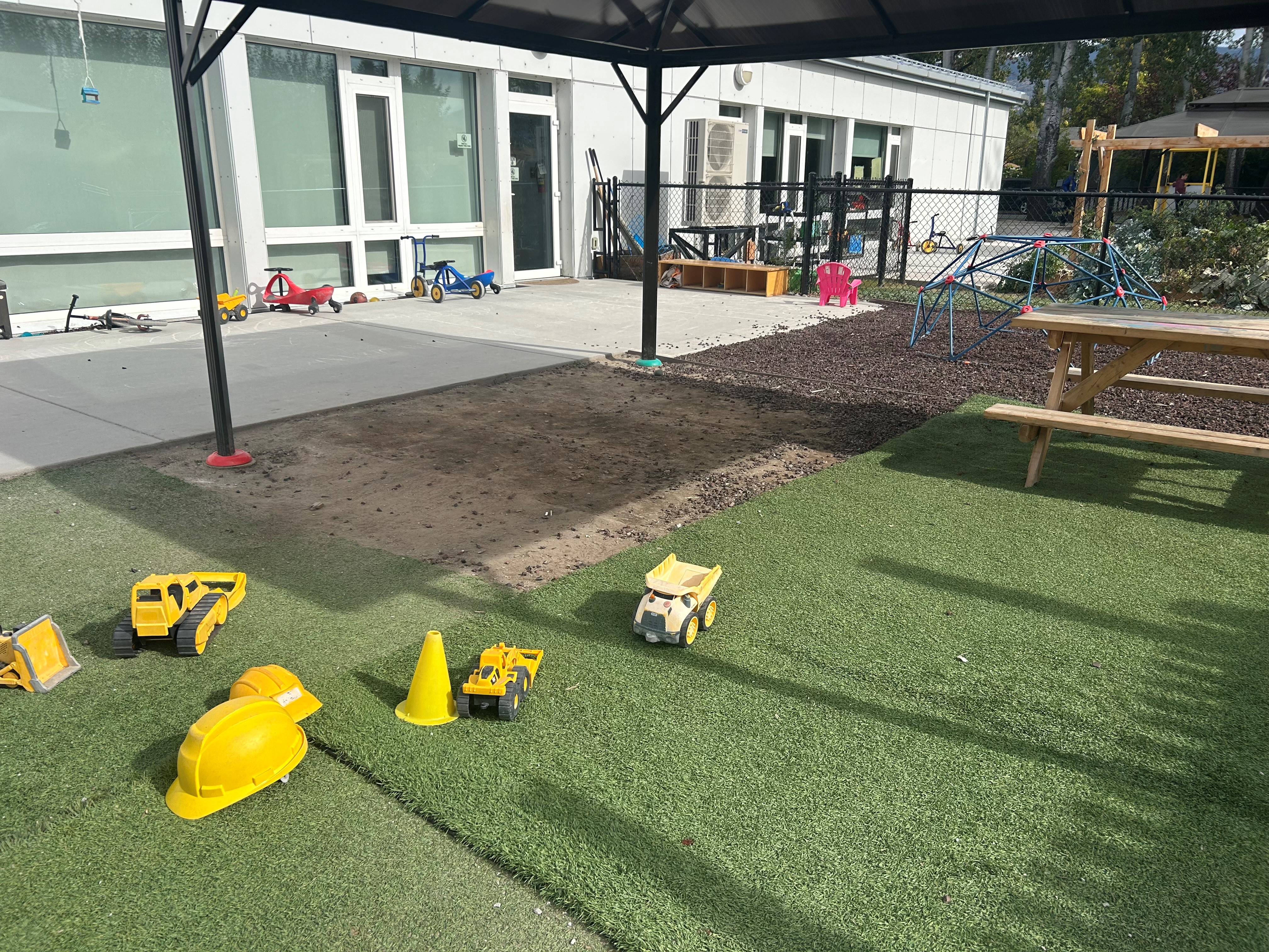 Latest Okanagan artificial turf theft targets non-profit child care centre