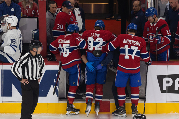 Canadiens’ Patrik Laine out 2 to 3 months with knee injury, won’t need surgery