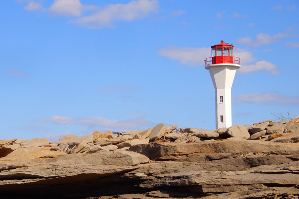 Von Wayne Adam aufgenommenes Foto vom Leuchtturm am Point Escuminac, NB