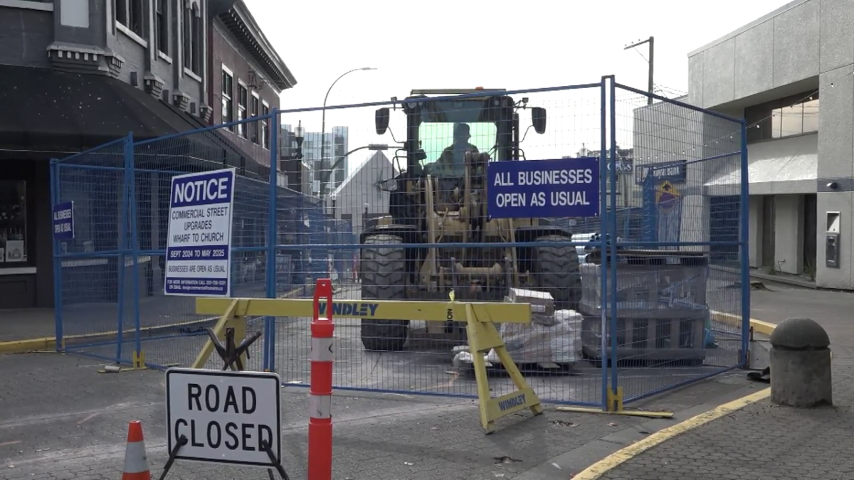 A void under downtown Nanaimo left by a historic coal mine is creating headaches for city construction crews. 