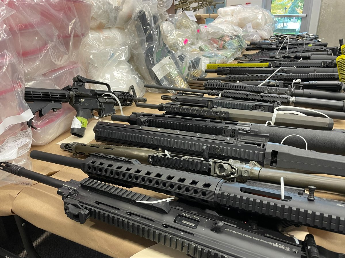 Some of the items seized during the superlab drug bust in B.C.