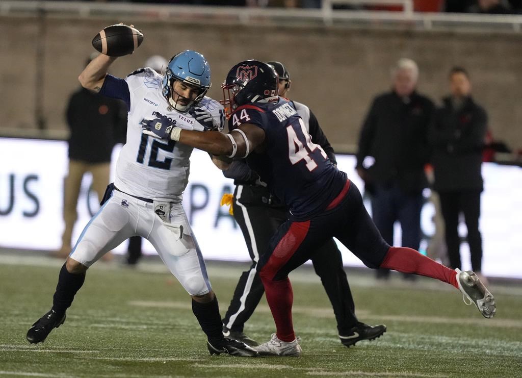 Argonauts upset Alouettes in East final, but lose QB Chad Kelly