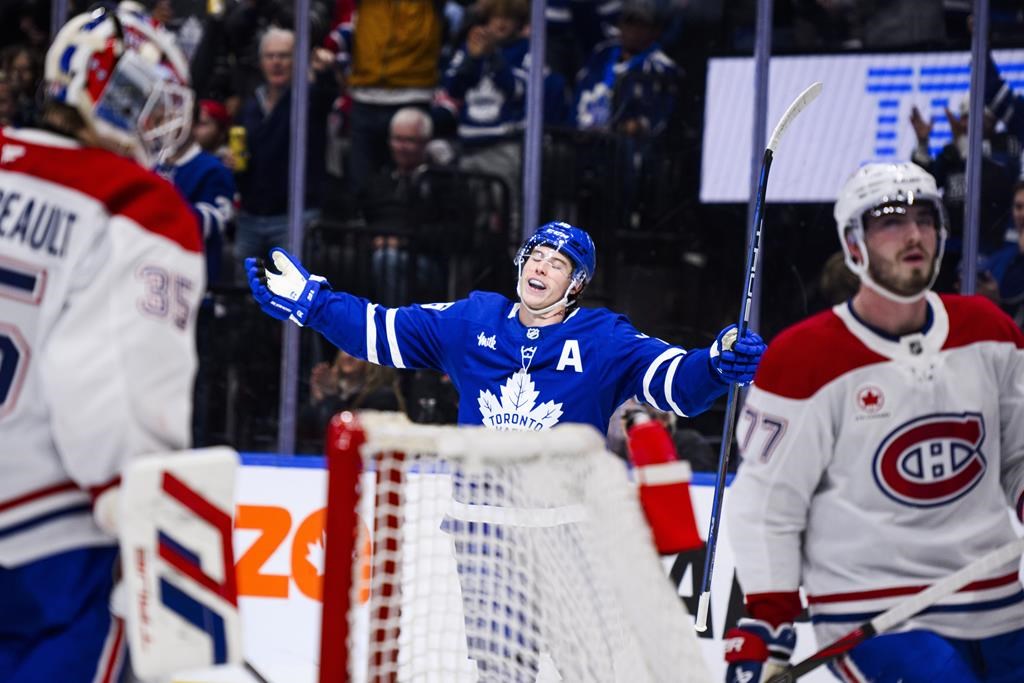 Maple Leafs down Canadiens for third straight win