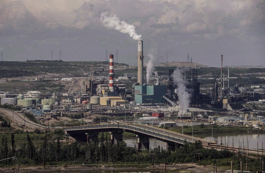 Suncor's base plant with upgraders in the oil sands in Fort McMurray Alta., on June 13, 2017.