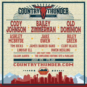 Country Thunder 2025, Supported by Global Calgary & QR Calgary - image