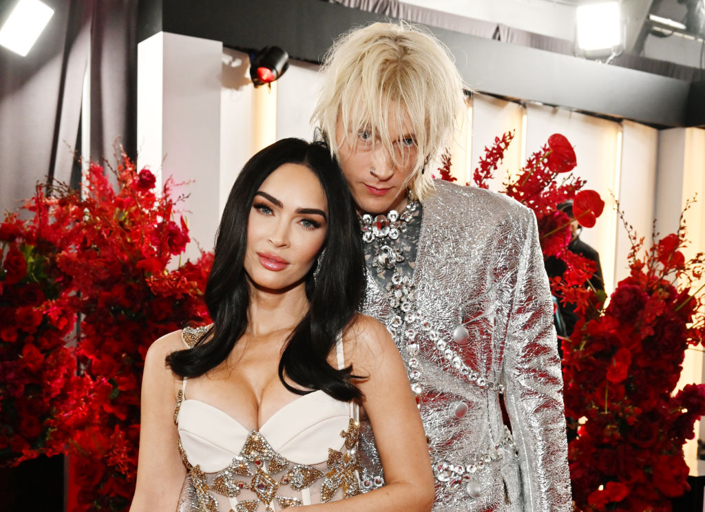 Megan Fox and Machine Gun Kelly attend the 65th Grammy Awards on Feb. 5, 2023 in Los Angeles, California.