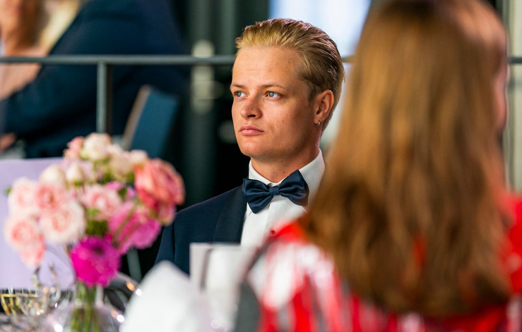 Picture taken on June 16, 2022 in Oslo, Norway, shows Marius Borg Høiby, son of Norwegian Crown Princess Mette-Marit.