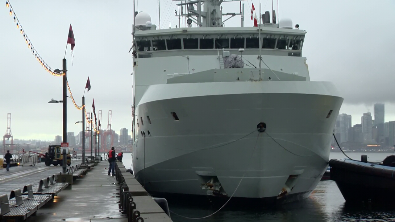 A closer look at HMCS Max Bernays, the Pacific fleets first Arctic patrol vessel