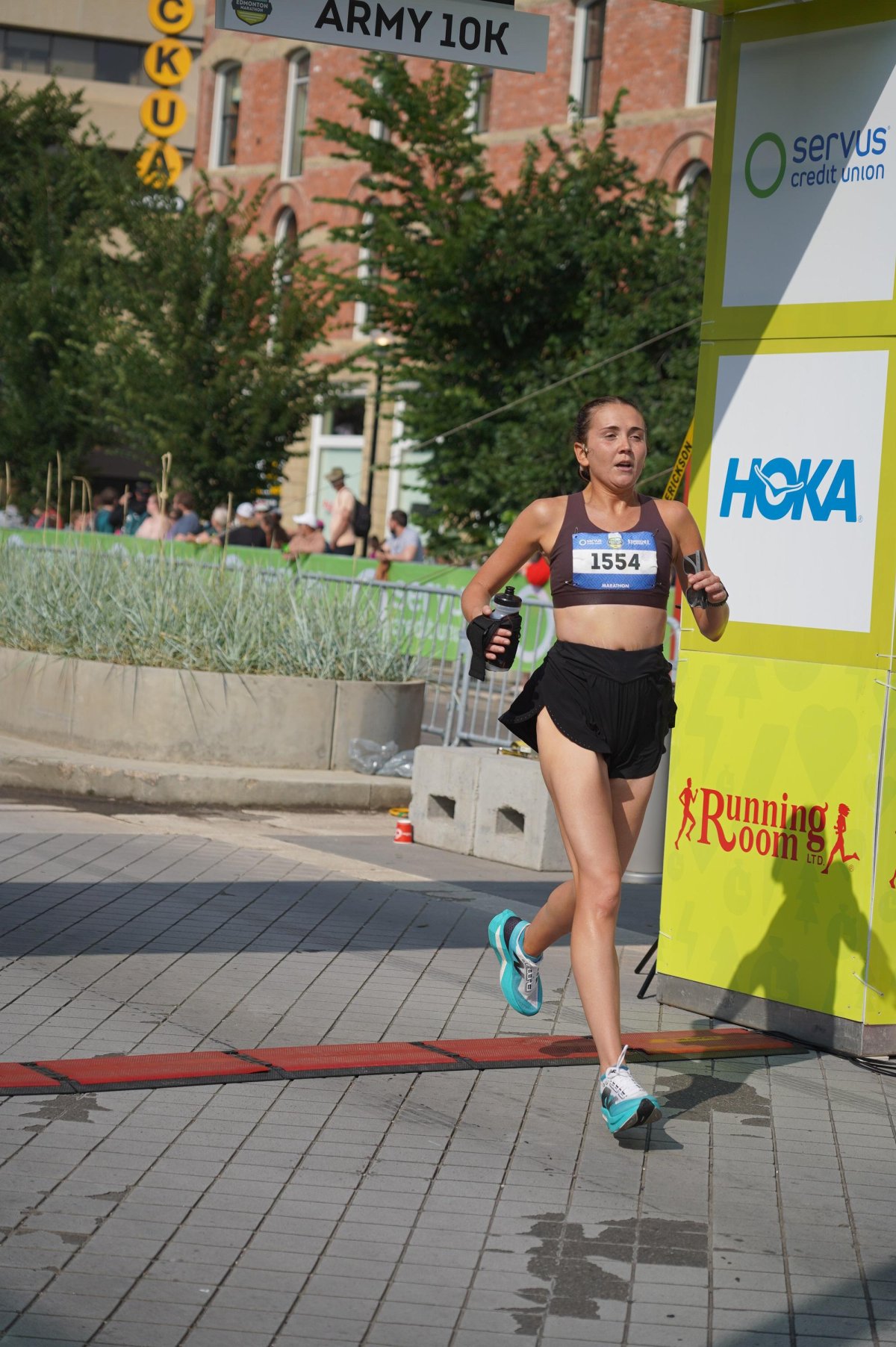 Alberta ultramarathon runner Jessica McBride at the Edmonton Marathon.