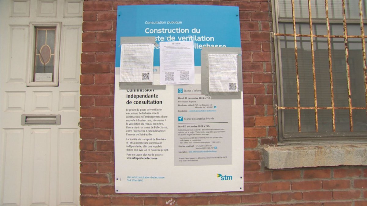 A notice from Montreal’s public transit agency about the expropriation of the Ly family home.