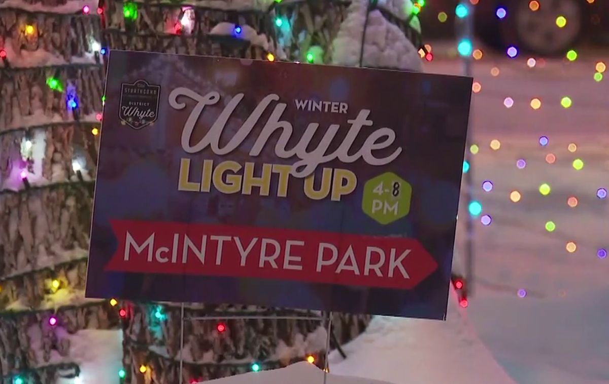 Holiday spirit was shining brightly at Dr. Wilbert McIntyre Park in Edmonton for the seventh annual Winter Whyte Light Up.