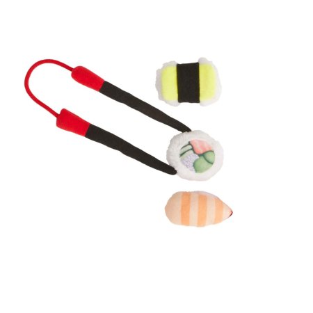 Petco Plush Sushi Bento Box Squeaker Cat Toy