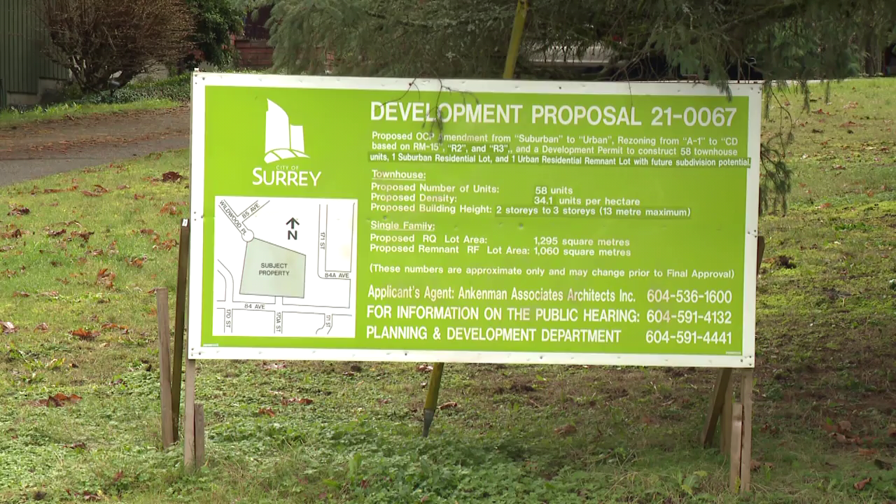 Surrey townhouses rejected in latest flareup of densification debate