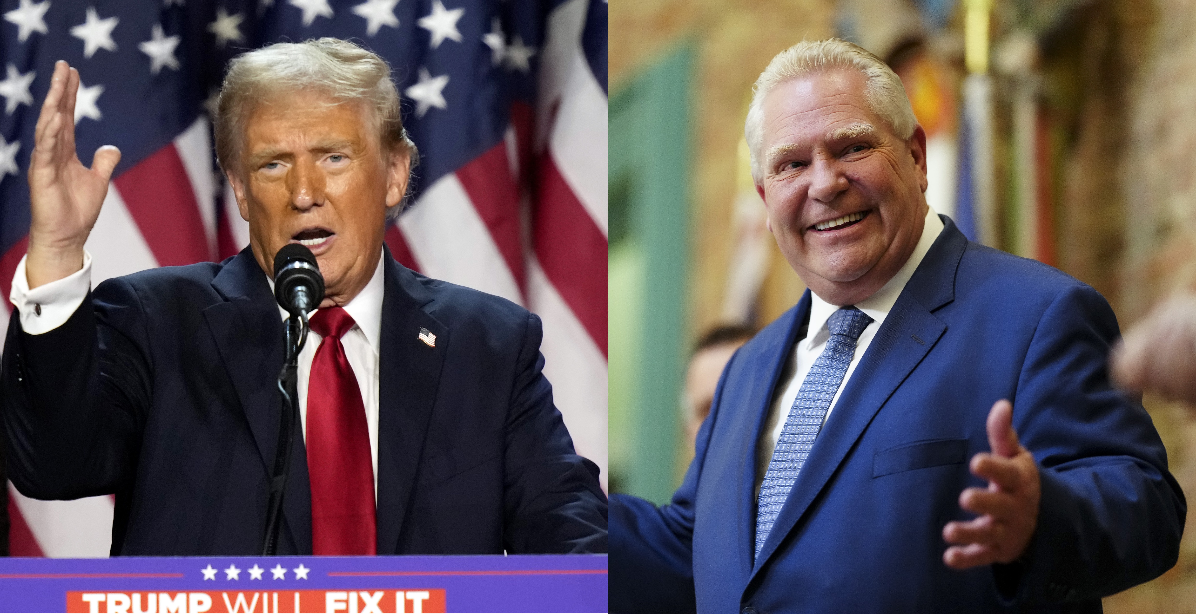 Doug Ford says ‘time to bet big’ on Ontario-U.S. relationship after Trump win