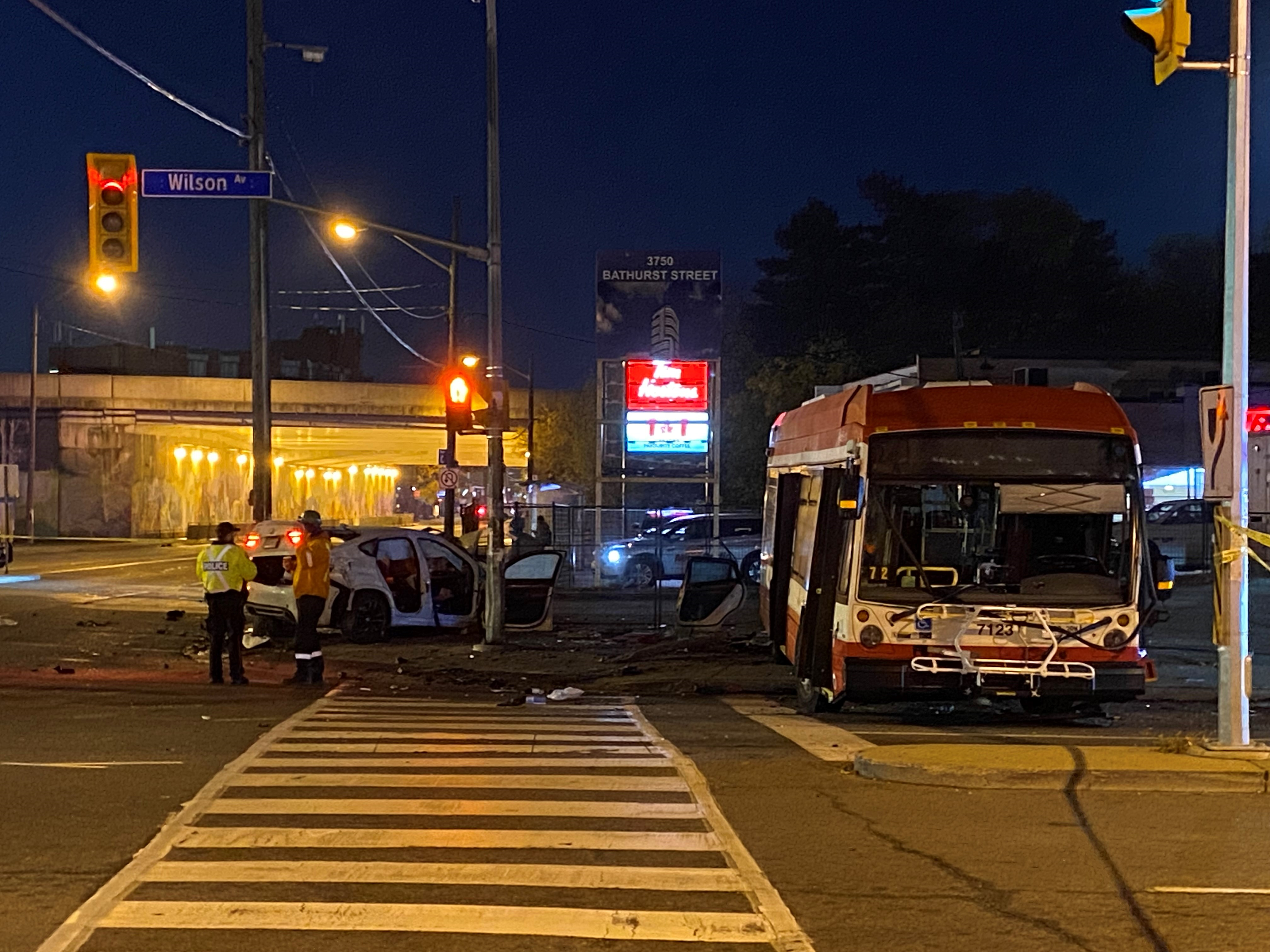 8 people injured after serious crash involving TTC bus and alleged stolen BMW: police