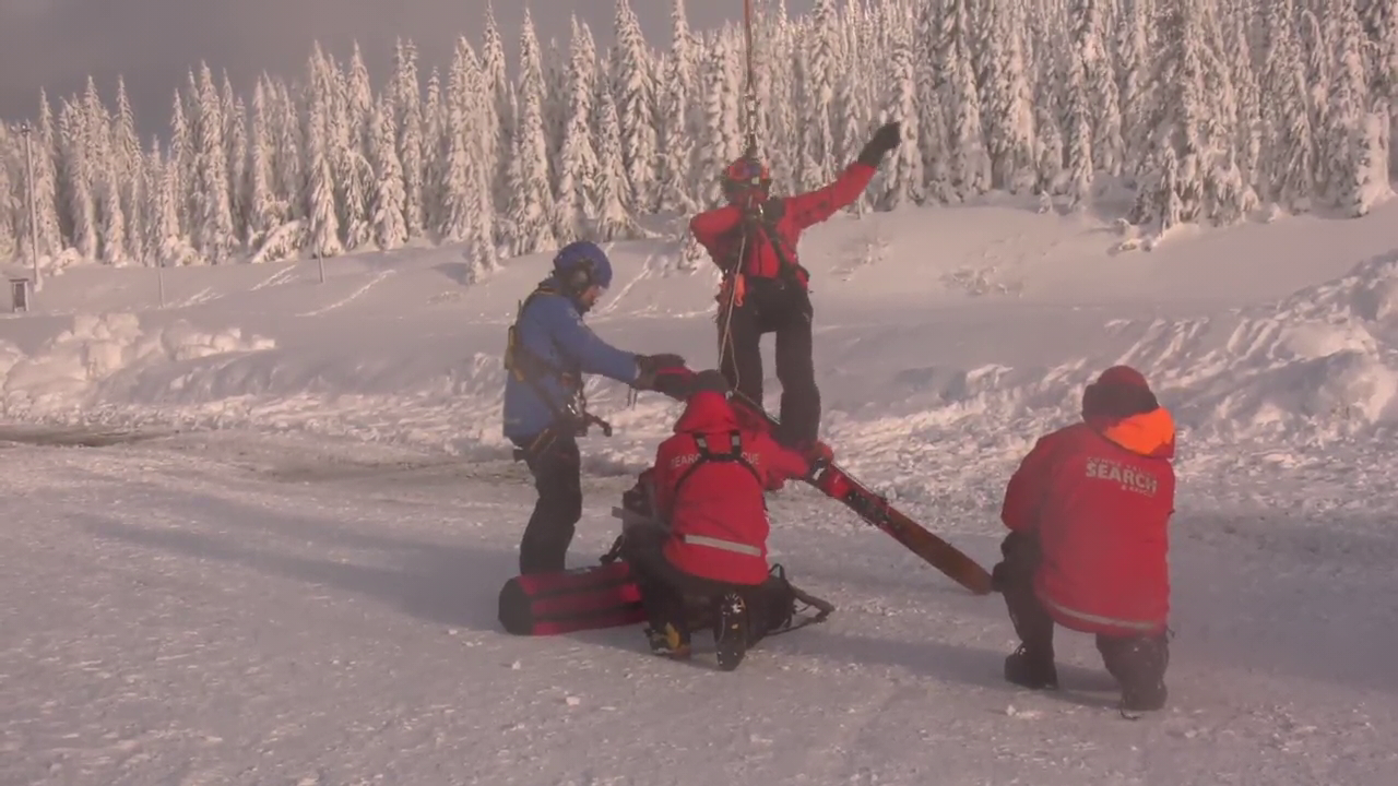 Injured snowboarder rescued from Vancouver Island backcountry