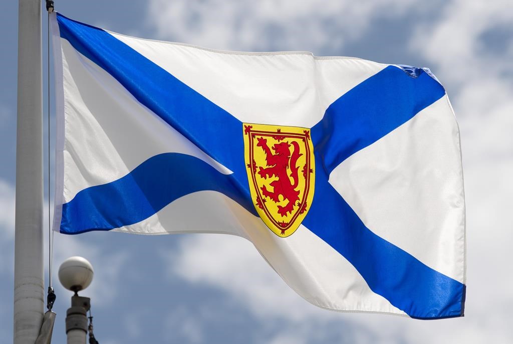 A Nova Scotia lawyer has lost his appeal of a suspension related to an alleged courtroom struggle earlier this year that saw him restrained by sherrifs’ deputies.Nova Scotia's provincial flag flies in Ottawa on July 3, 2020. THE CANADIAN PRESS/Adrian Wyld.