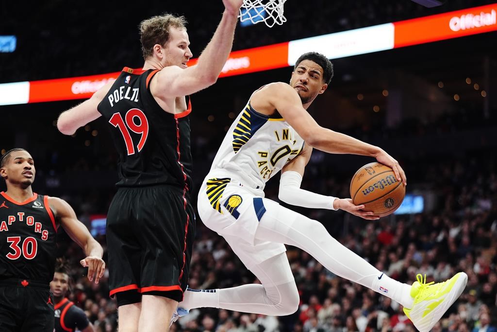 Barnes has career-high as Raptors beat Pacers