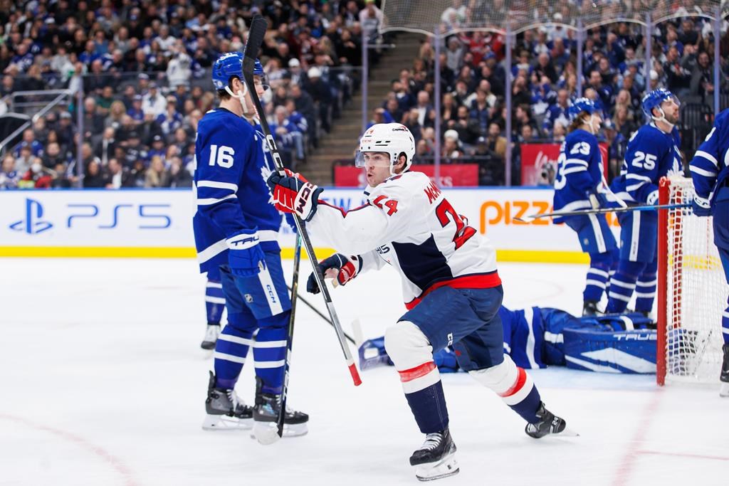 McMichael scores winner, Capitals down Maple Leafs