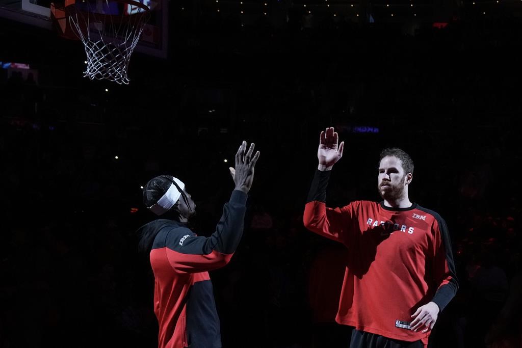 Poeltl, Olynyk, Mitchell return to Raptors’ lineup