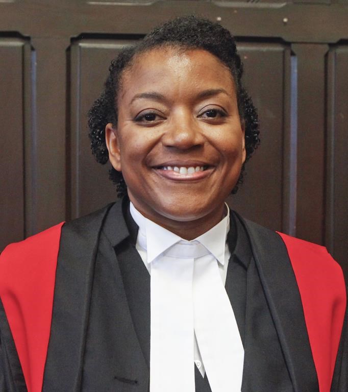 Judge Rickcola Brinton is shown in an undated handout image provided by Nova Scotia Judiciary. A Nova Scotia provincial court judge has lost her bid for a judicial review after her complaint against the court’s former top judge was dismissed in October 2023.THE CANADIAN PRESS/HO-Nova Scotia Judiciary **MANDATORY CREDIT **.