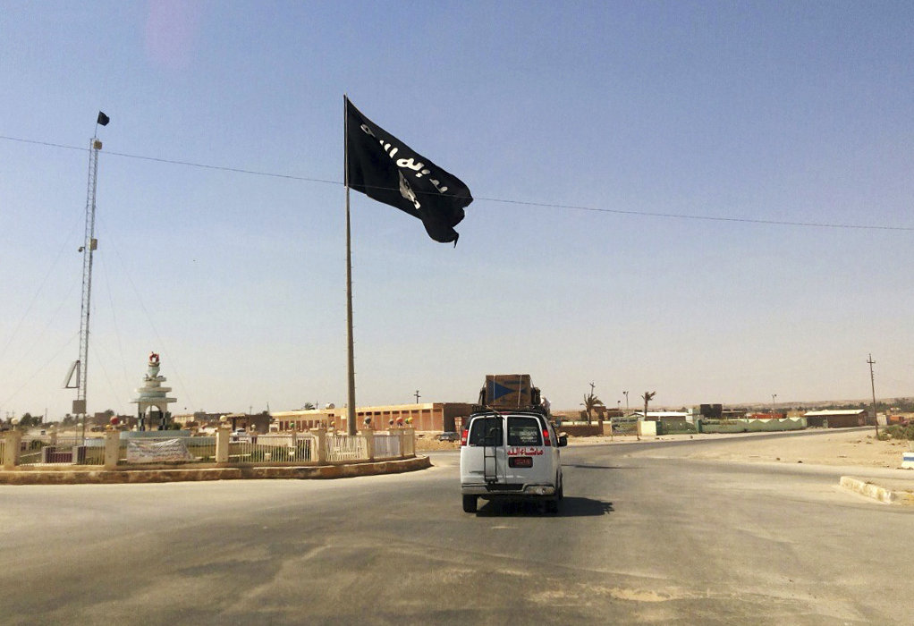 Islamic State flag, Rawah, Iraq, July 22, 2014, (AP Photo/File).