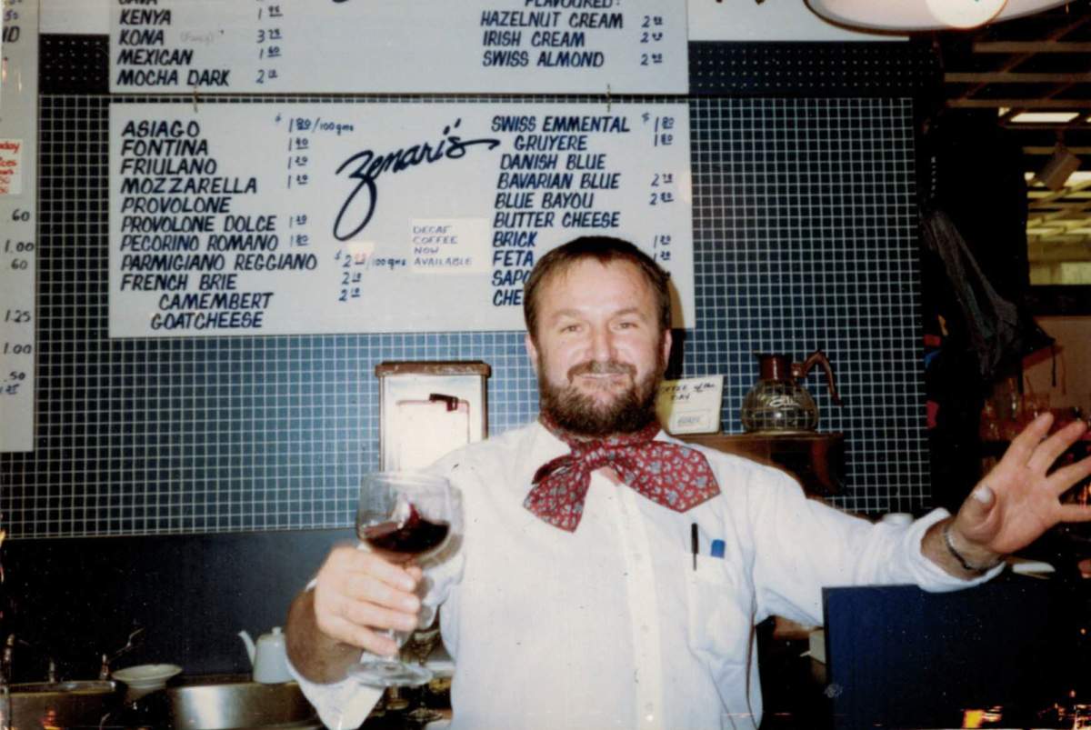 Adriano Zenari at Zenari's original location.