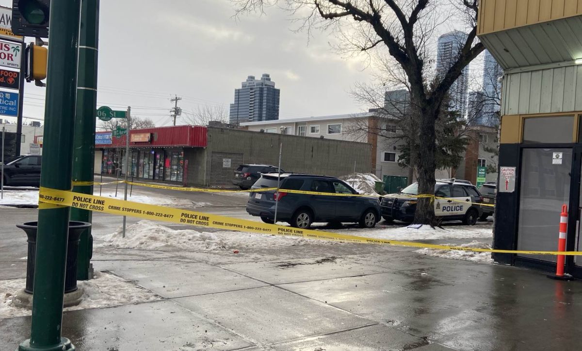 In a news release issued on Dec. 6, 2024, Edmonton police said officers were called to a building in the area of 106th Street and 107th Avenue at about 12:30 a.m. after someone reported hearing a gunshot.