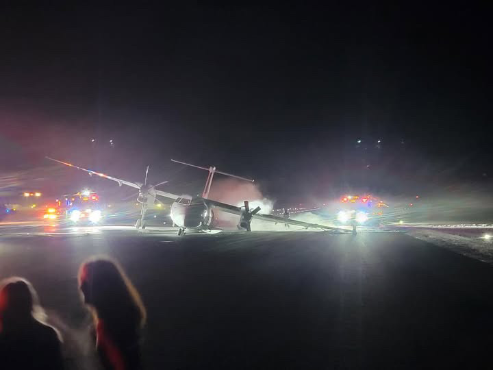 The Transportation Safety Board of Canada is investigating an incident involving a plane at the Halifax Stanfield International Airport, which one passenger described as a rough landing that sparked flames.