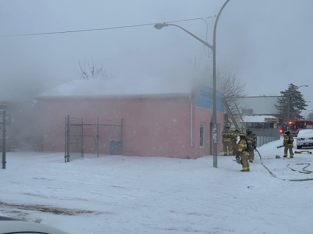 Edmonton firefighters were called to the Strathcona Spirits Distillery on Dec. 18, 2024 after someone reported an explosion there.