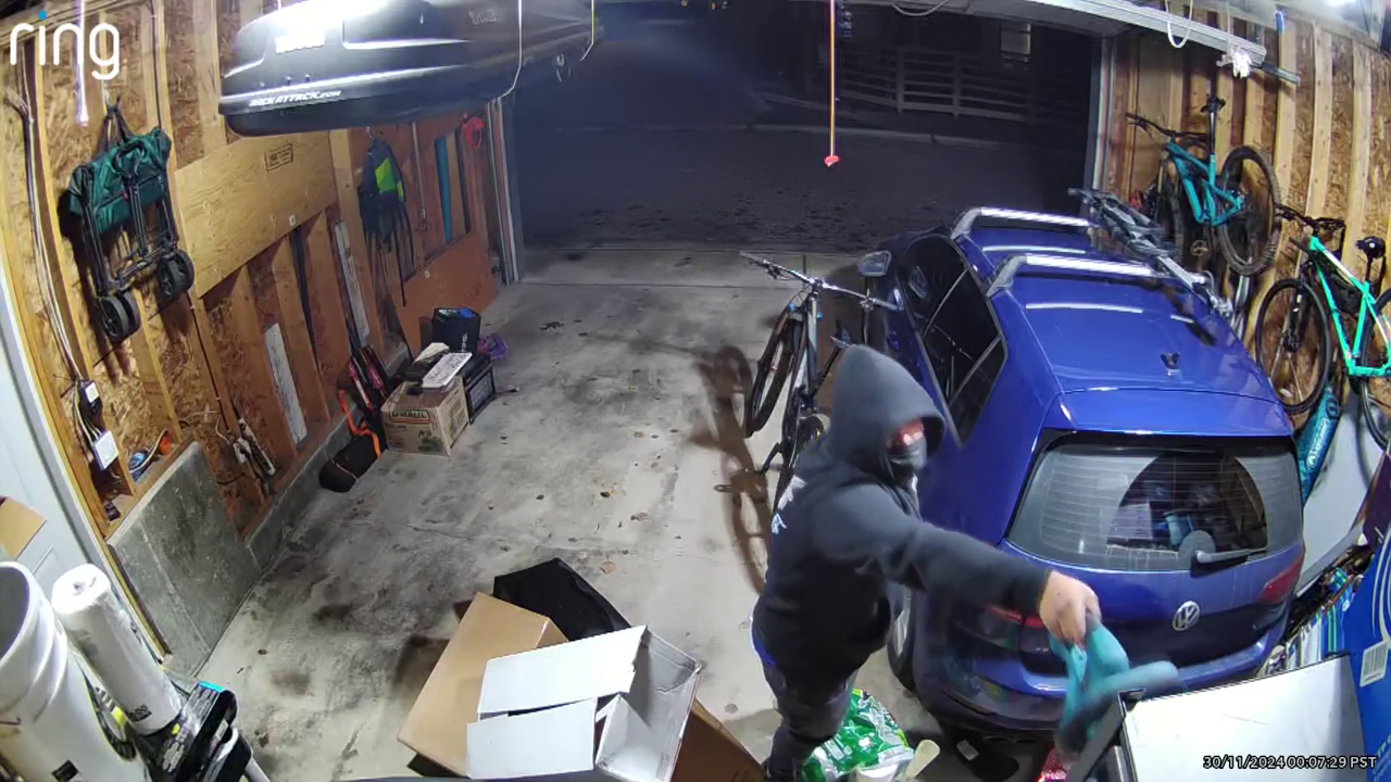 Thieves loot Surrey family’s garage while they’re out of town