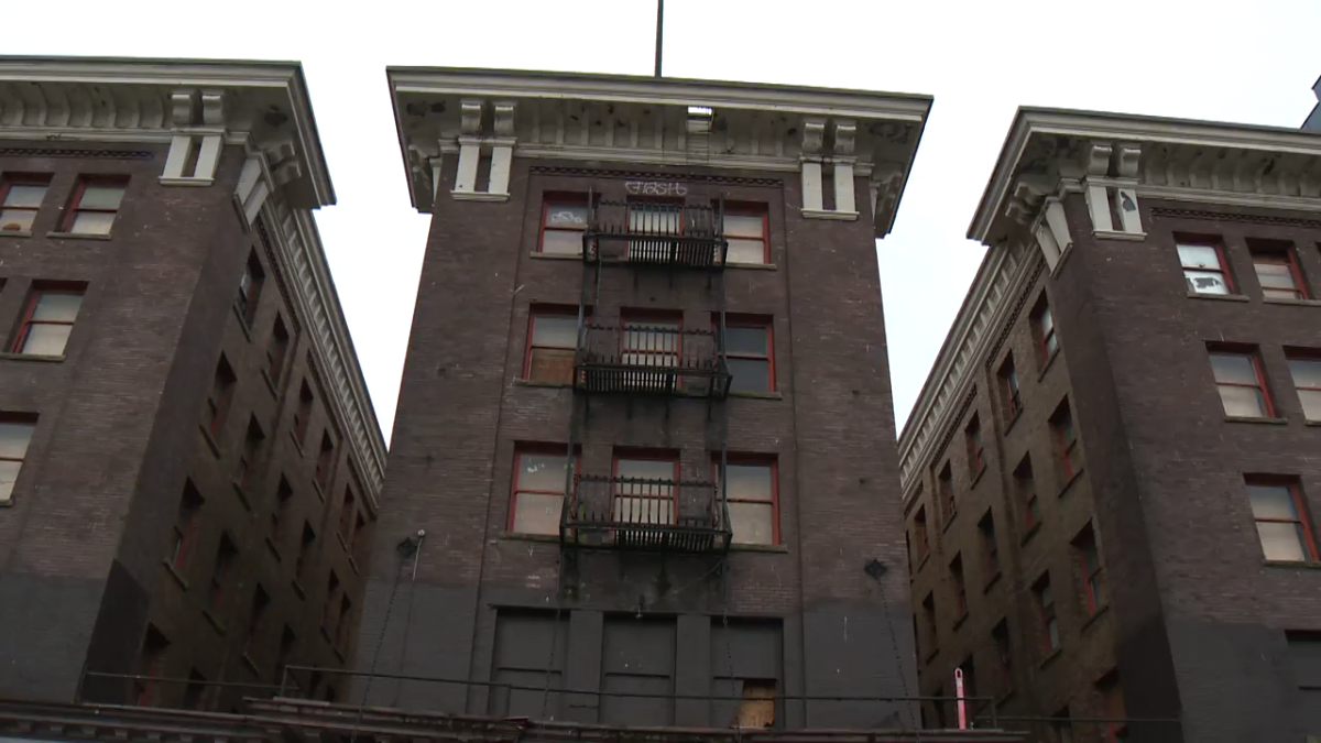 The City of Vancouver could order the demolition of the dilapidated 115-year-old Dunsmuir Hotel.