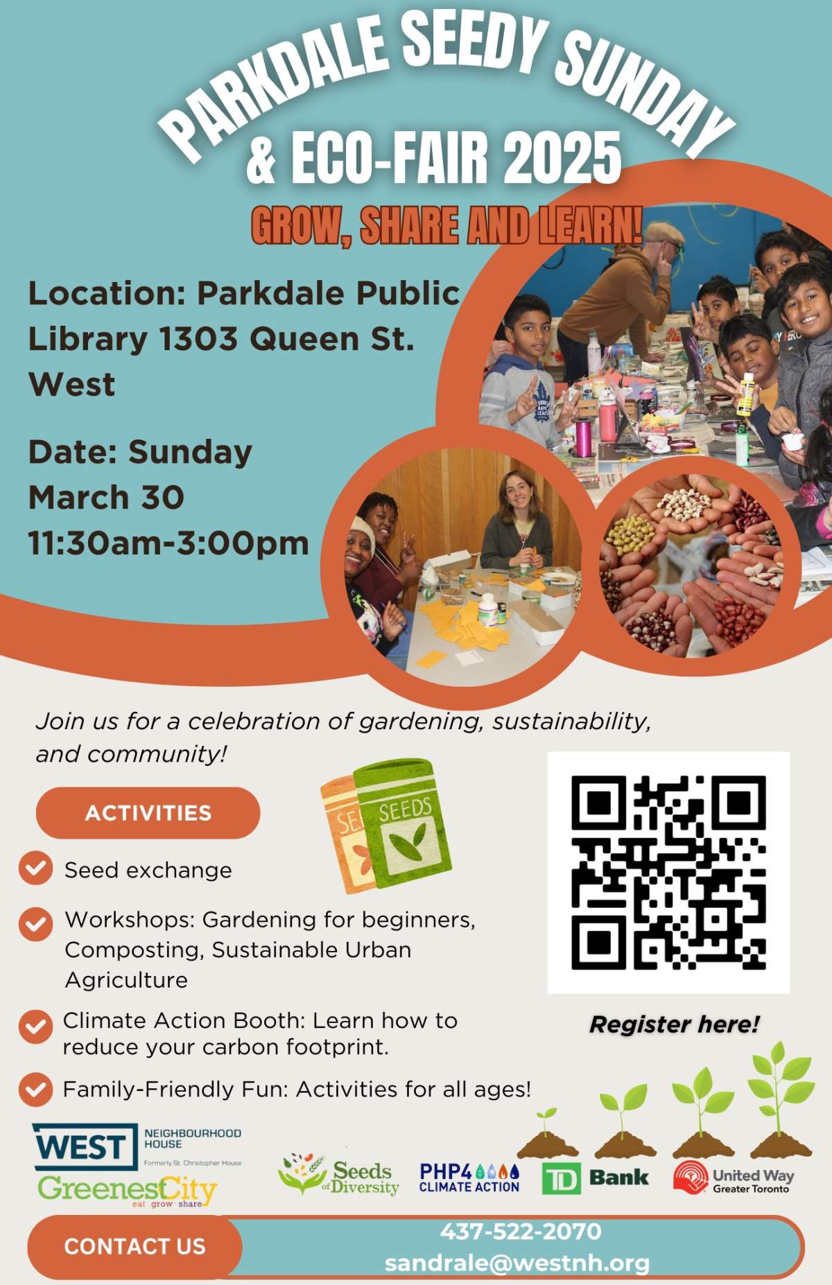 Parkdale Seedy Saturday & Eco Fair 2025 - image