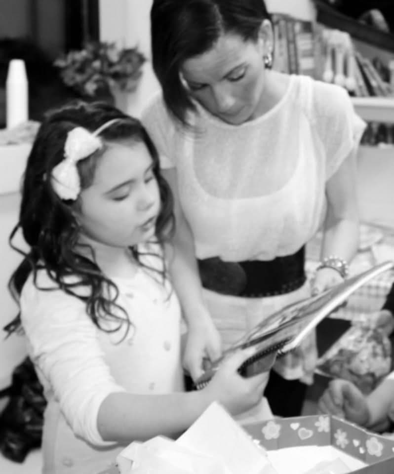 Ashley Burke is seen in an undated photo with her daughter Abigail Robson.