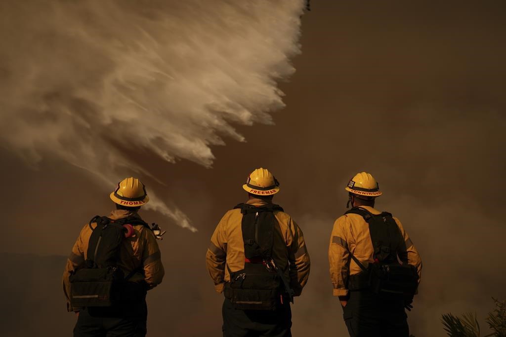 B.C. company helping L.A. says fighting fire at night is a game changer