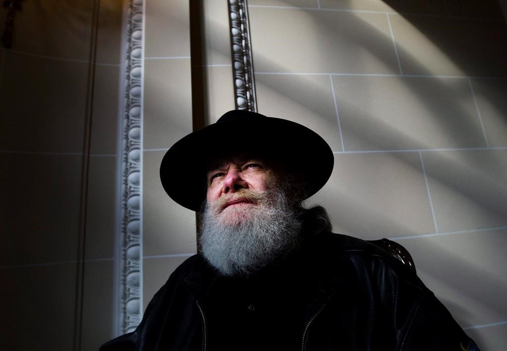 Musician Garth Hudson poses in Toronto on Tuesday, November 2, 2010.